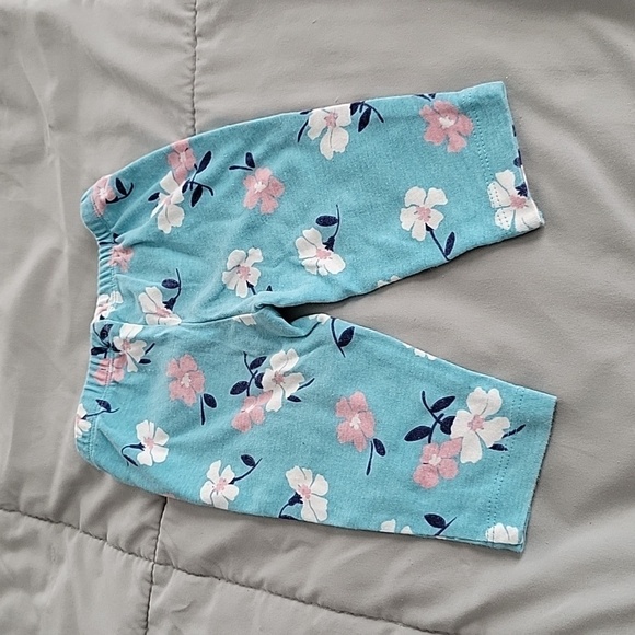 Carter's Baby Girl's Floral Pants - Picture 6 of 8